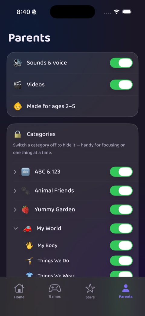 Wibbo dark theme, screen 11